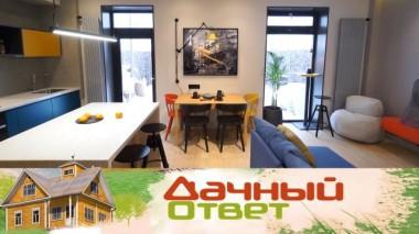 Эргономичная кухня-гостиная с цветными акцентами 06.02.2021